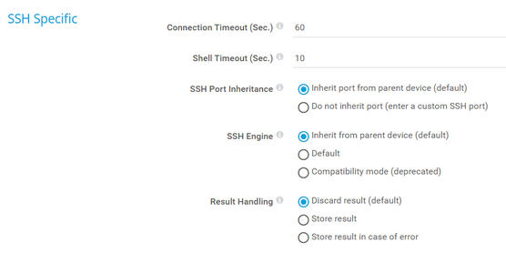 SSH Specific SSH Specific